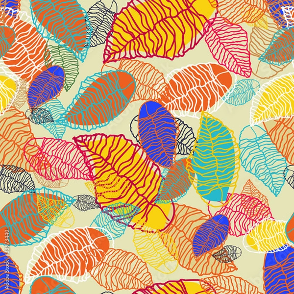 Obraz Background with leafs