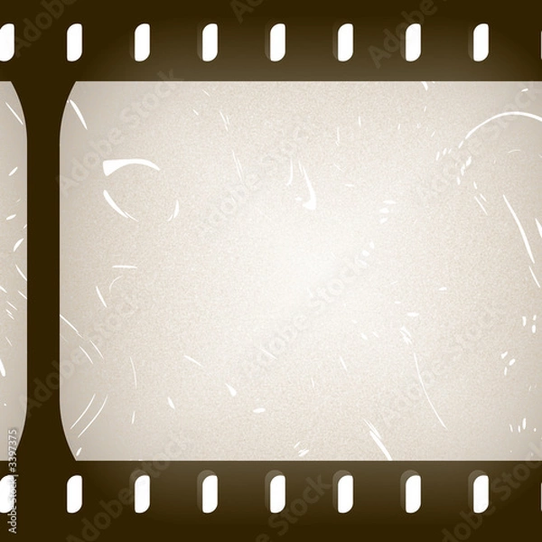 Fototapeta 35mm scratched frame (rendered)