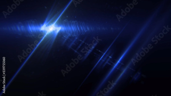 Fototapeta Abstract backgrounds blue lights (super high resolution)