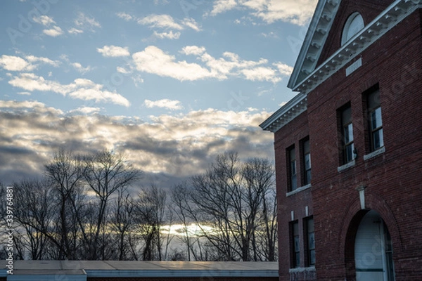 Obraz building sunsets