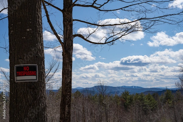 Obraz no trespassing