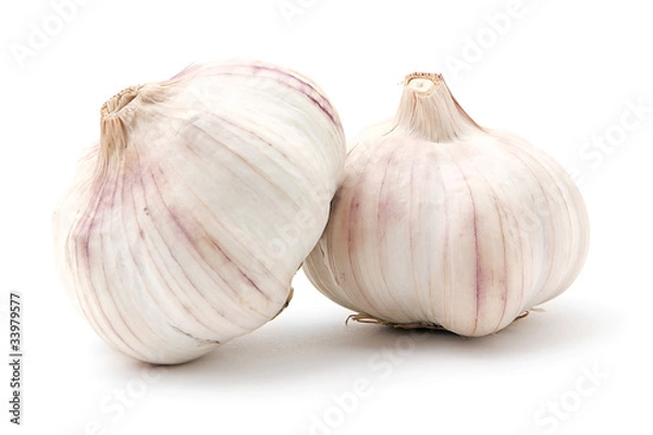 Obraz Garlic isolated on white