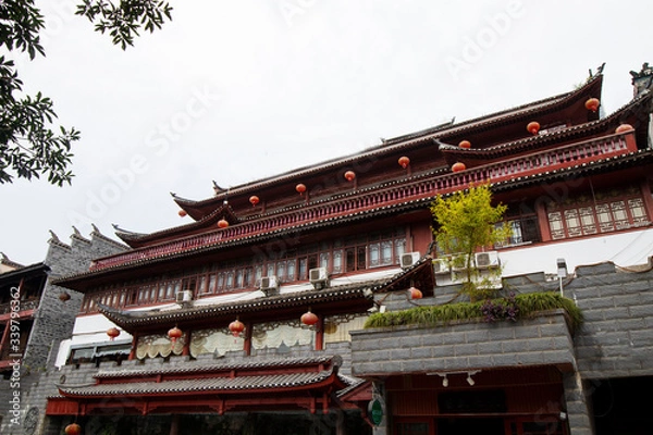 Fototapeta chinese traditional buildings
