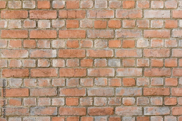 Obraz red brick wall