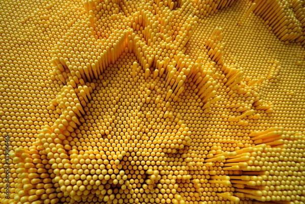 Fototapeta close up of a pile of coins