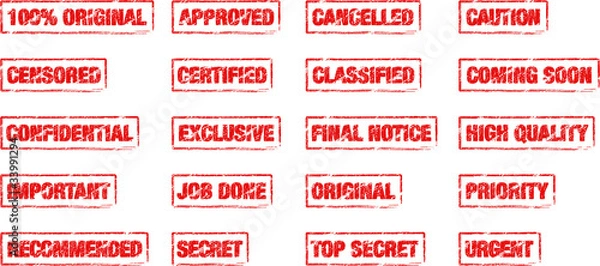 Obraz rectangle_office_stamps