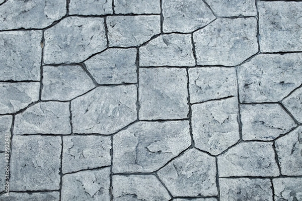 Fototapeta Top view stamp concrete texture background