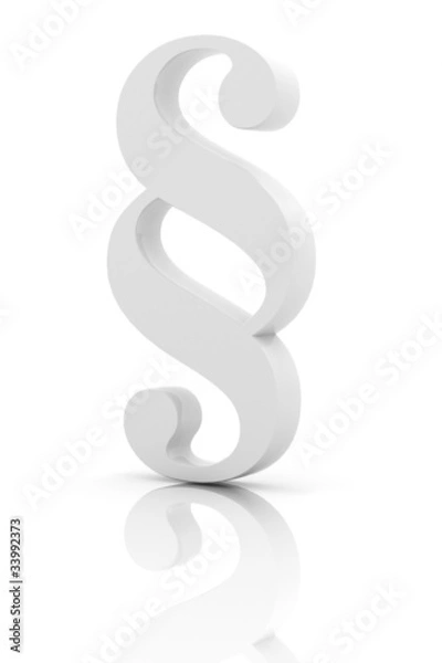 Obraz Paragraph Reflexion White