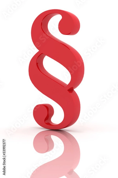 Obraz Paragraph Reflexion Red