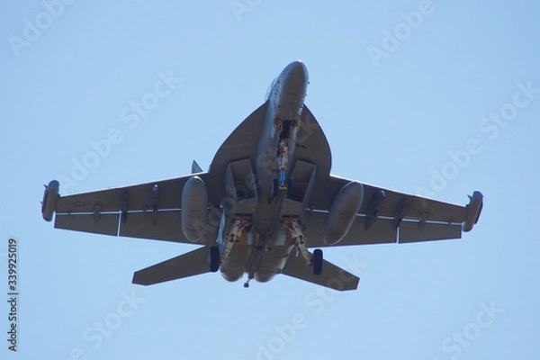 Obraz 横田基地にアプローチするEA-18Gグラウラー 