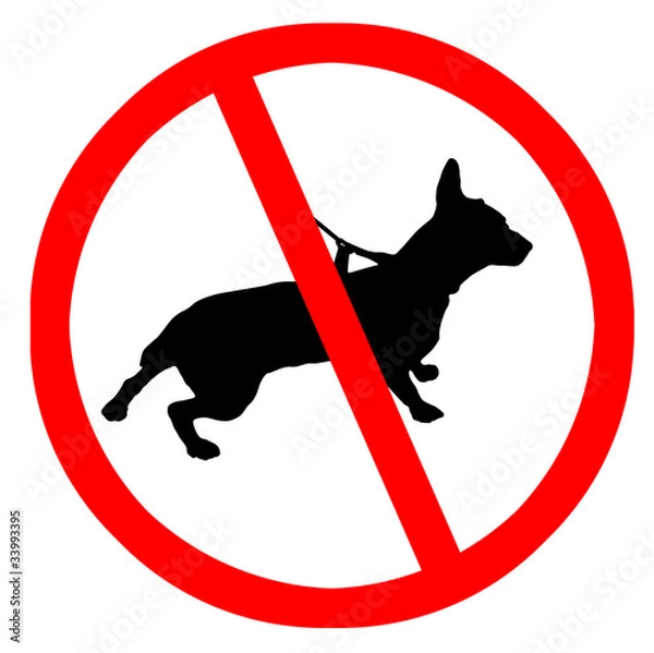 Fototapeta No pets
