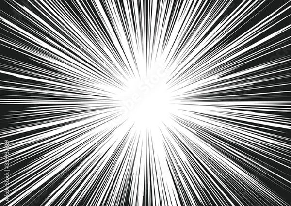 Fototapeta 集中線