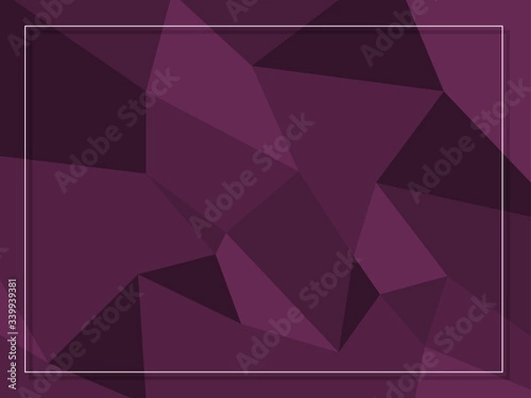 Obraz Many squares combine in purple and have white borders as a background image