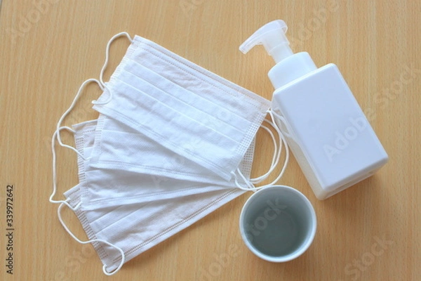 Fototapeta マスク 手洗いうがい
