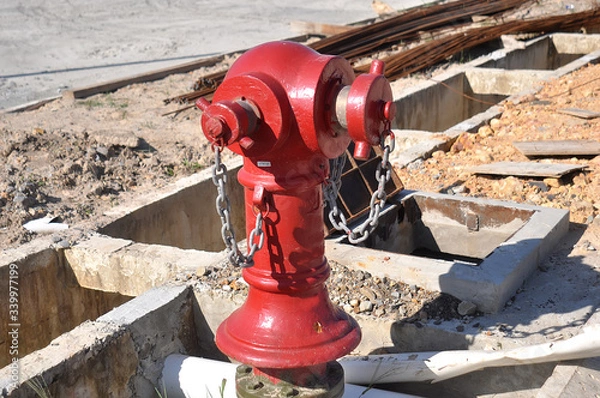 Obraz hydrant fire fighting system