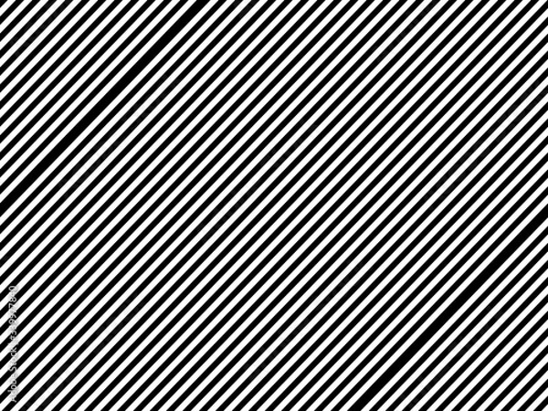 Fototapeta Infinite Diagonal Pattern of black and white Stripes. Repetition of Slanting black and white Lines . Creative Backdrop for Textile, Wrapper, Invitation Card     