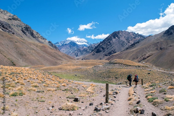 Obraz Aconcagua view from the valley below
