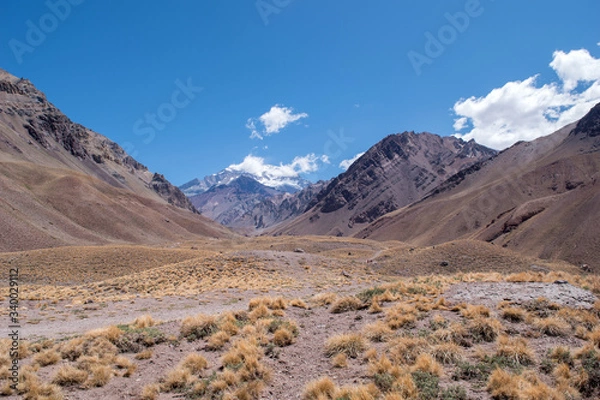 Obraz Aconcagua view from the valley below