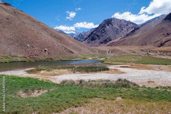Obraz Aconcagua view from the valley below
