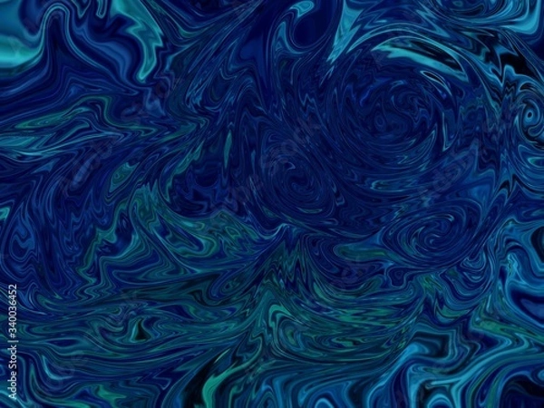 Obraz Ocean wave blue wallpaper