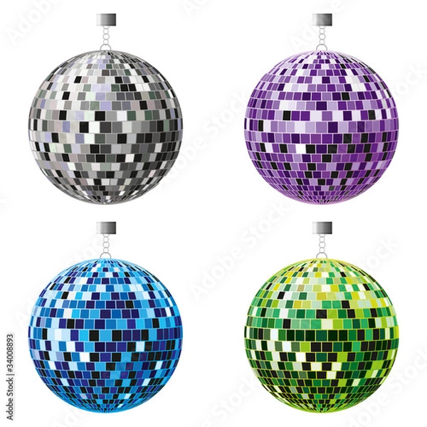 Obraz disco balls