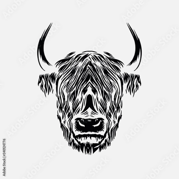 Obraz Highlander Sketch Illustration