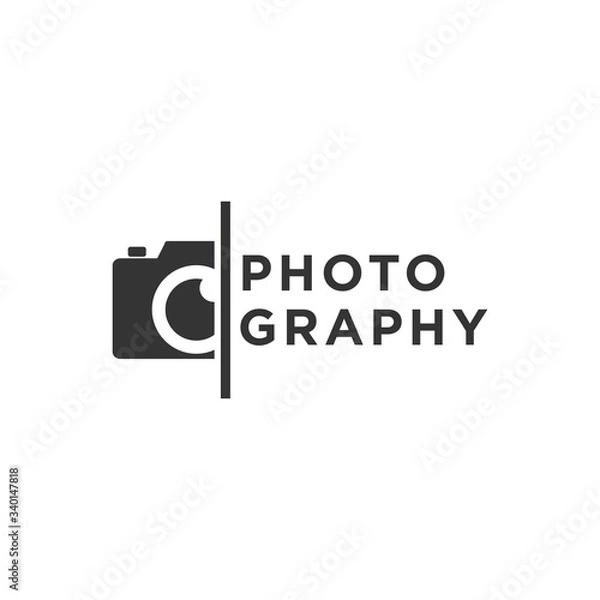 Obraz Creative Photography Concept Logo Design Template
