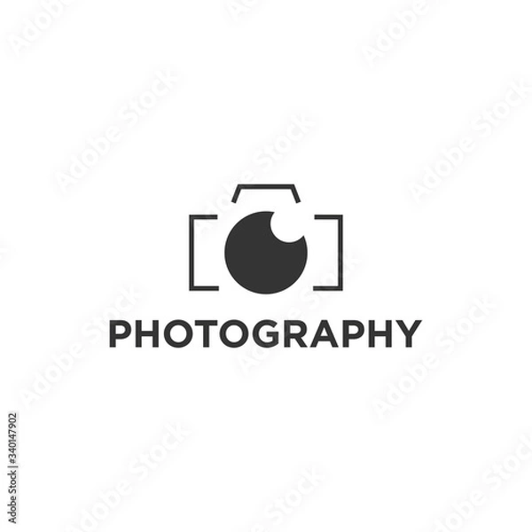 Obraz Creative Photography Concept Logo Design Template