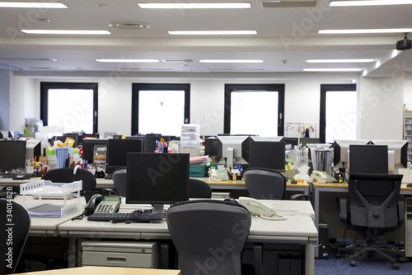 Obraz 誰もいないオフィス
