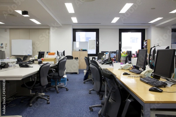 Obraz 誰もいないオフィス