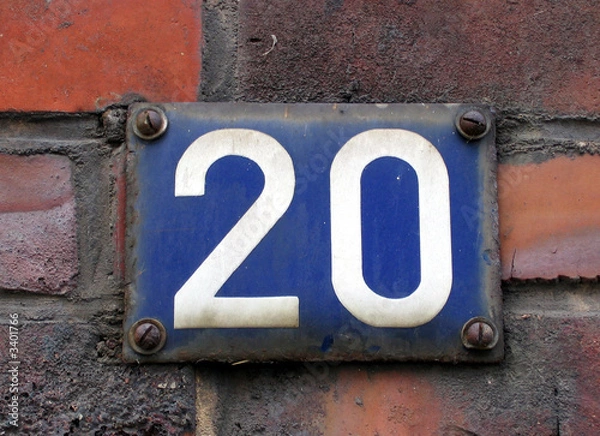 Obraz Hausnummer 20