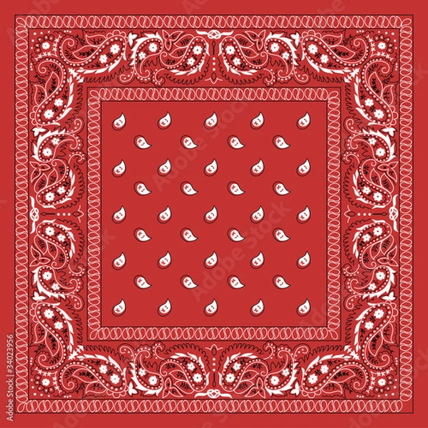 Obraz Klasyczna bandana Paisley