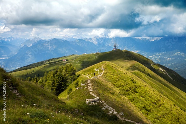 Obraz path on summer hills