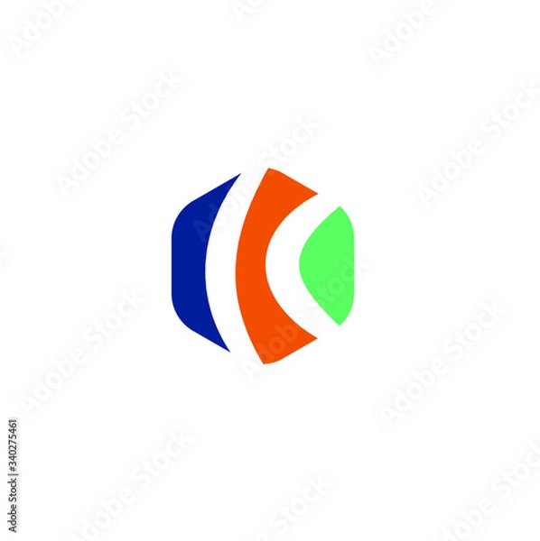 Obraz abstract logo design