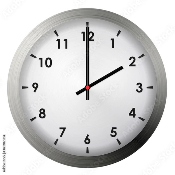 Obraz Analog metal wall clock