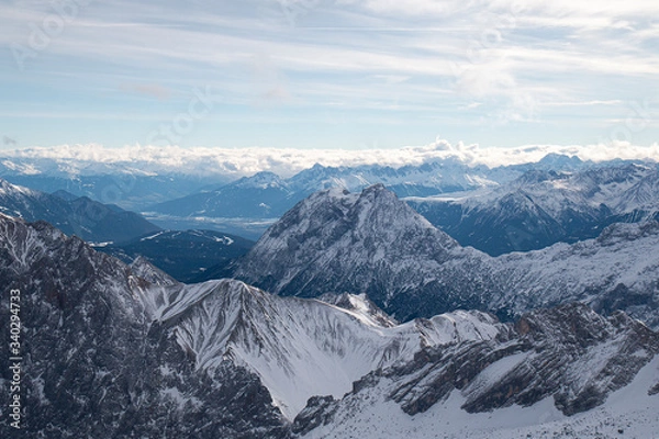 Obraz snow covered mountains