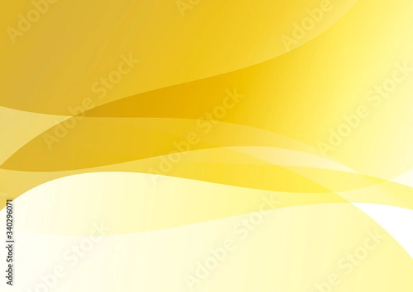 Fototapeta 曲線　抽象　背景　金色