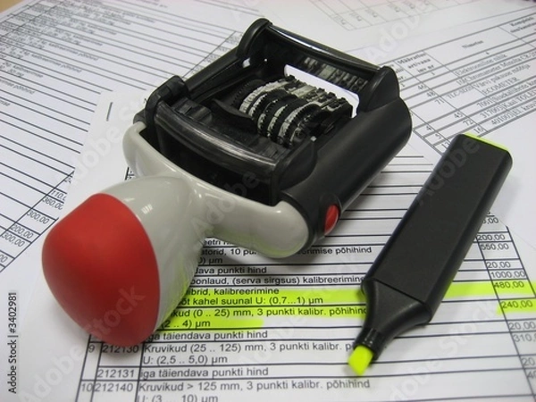 Fototapeta office work