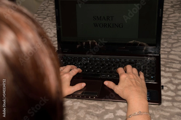 Obraz Covid 19 smart working