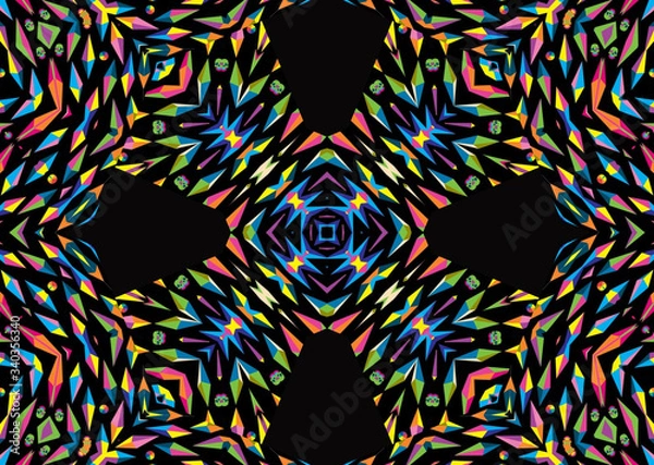 Obraz 
Pattern Kaleidoscope Abstract Design