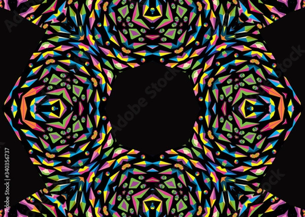 Obraz 
Pattern Kaleidoscope Abstract Design