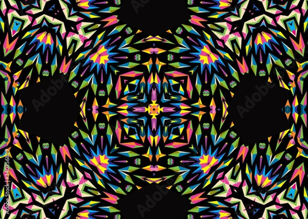 Obraz 
Pattern Kaleidoscope Abstract Design