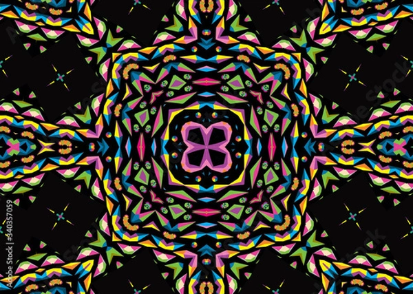 Obraz 
Pattern Kaleidoscope Abstract Design