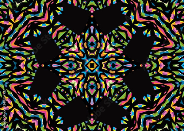 Obraz 
Pattern Kaleidoscope Abstract Design