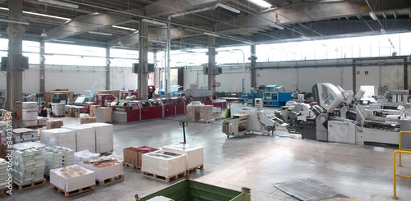 Obraz Post press finishing line machine