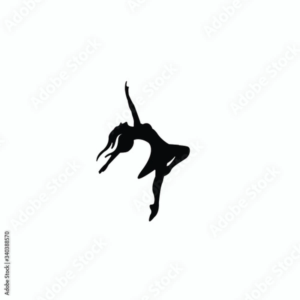 Obraz ballet dancer silhouette