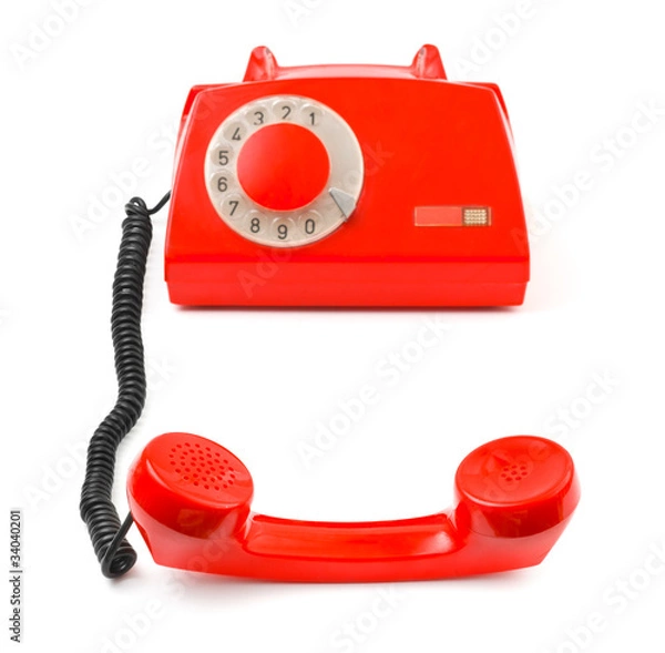 Obraz Telephone and receiver