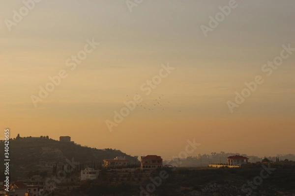 Obraz Sunset Over the City