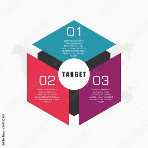 Fototapeta Creative Business Infographic Element Premium Vector