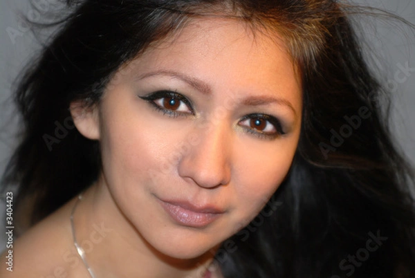 Obraz smokey brown eyes